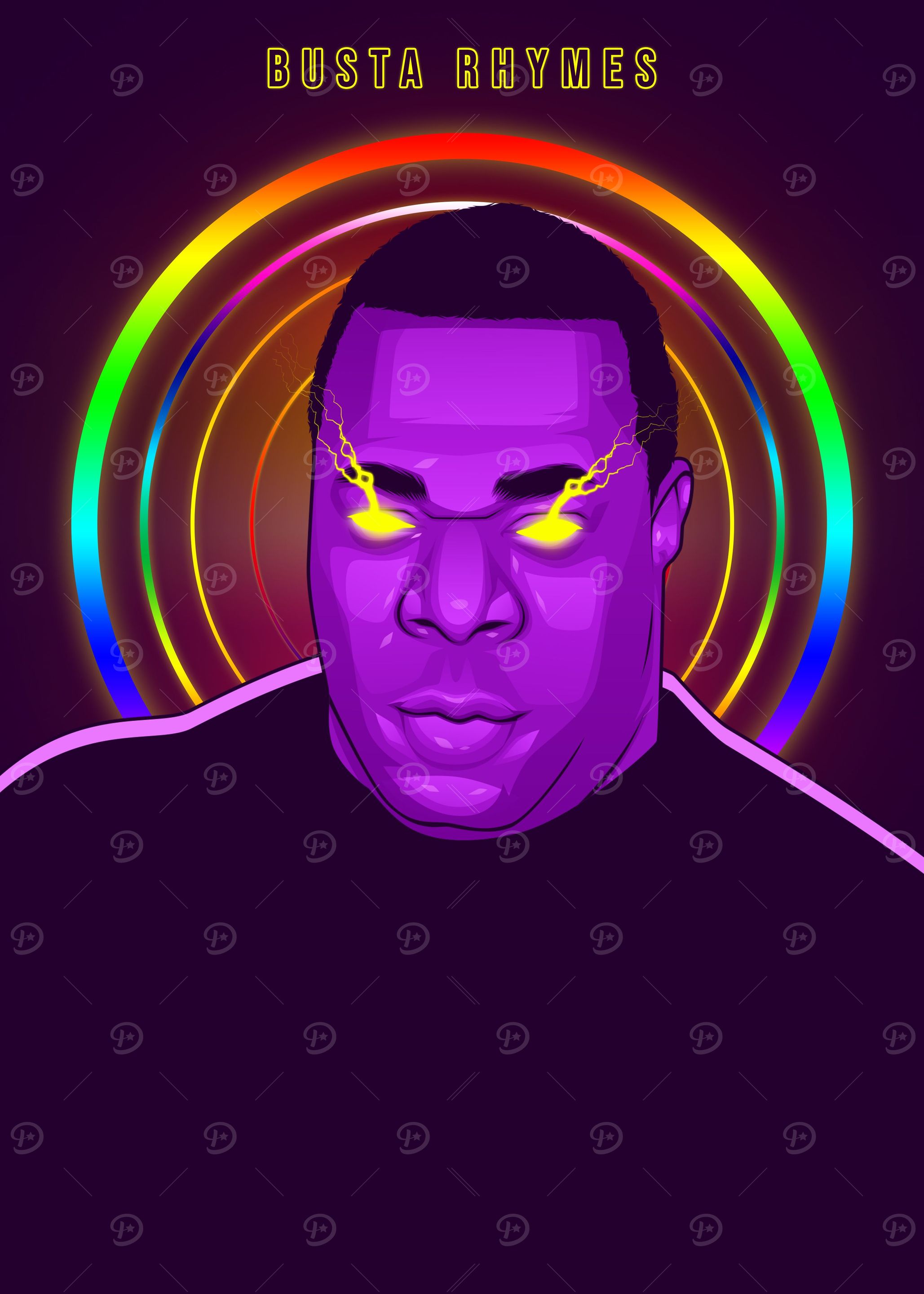 ☆Busta Rhymes☆ Hiphop Vintage Poster Orig. 60 x 45
