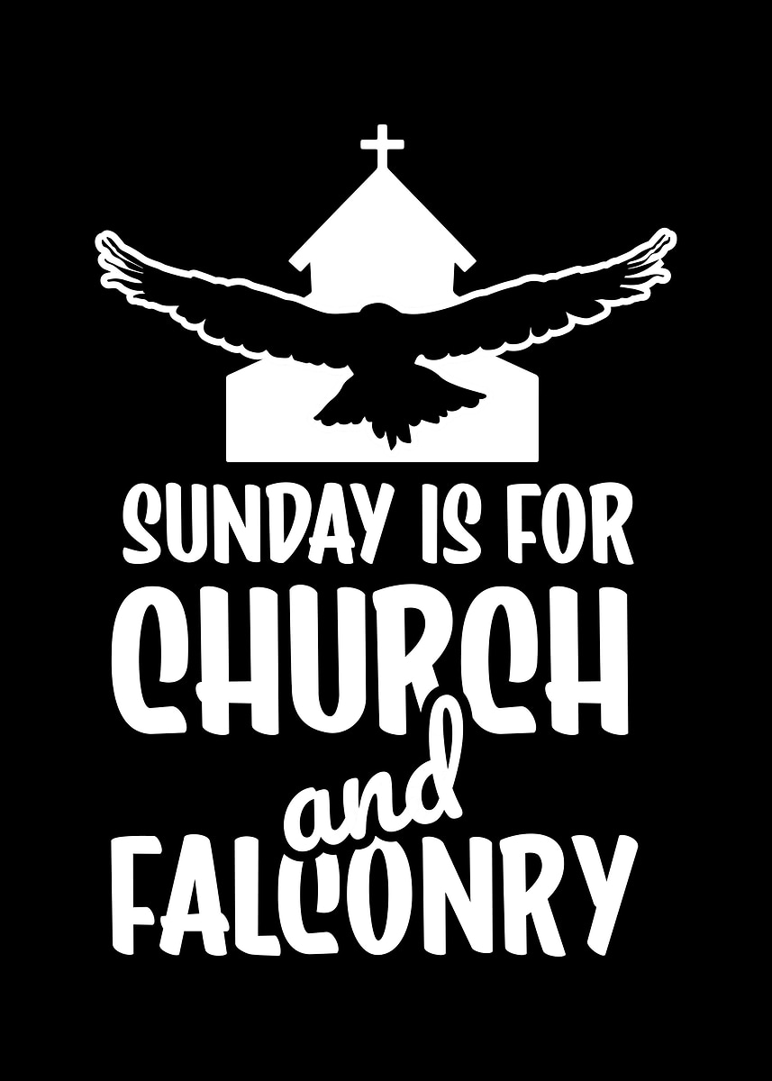'Falconer Falcon' Poster, picture, metal print, paint by Sebastian ...