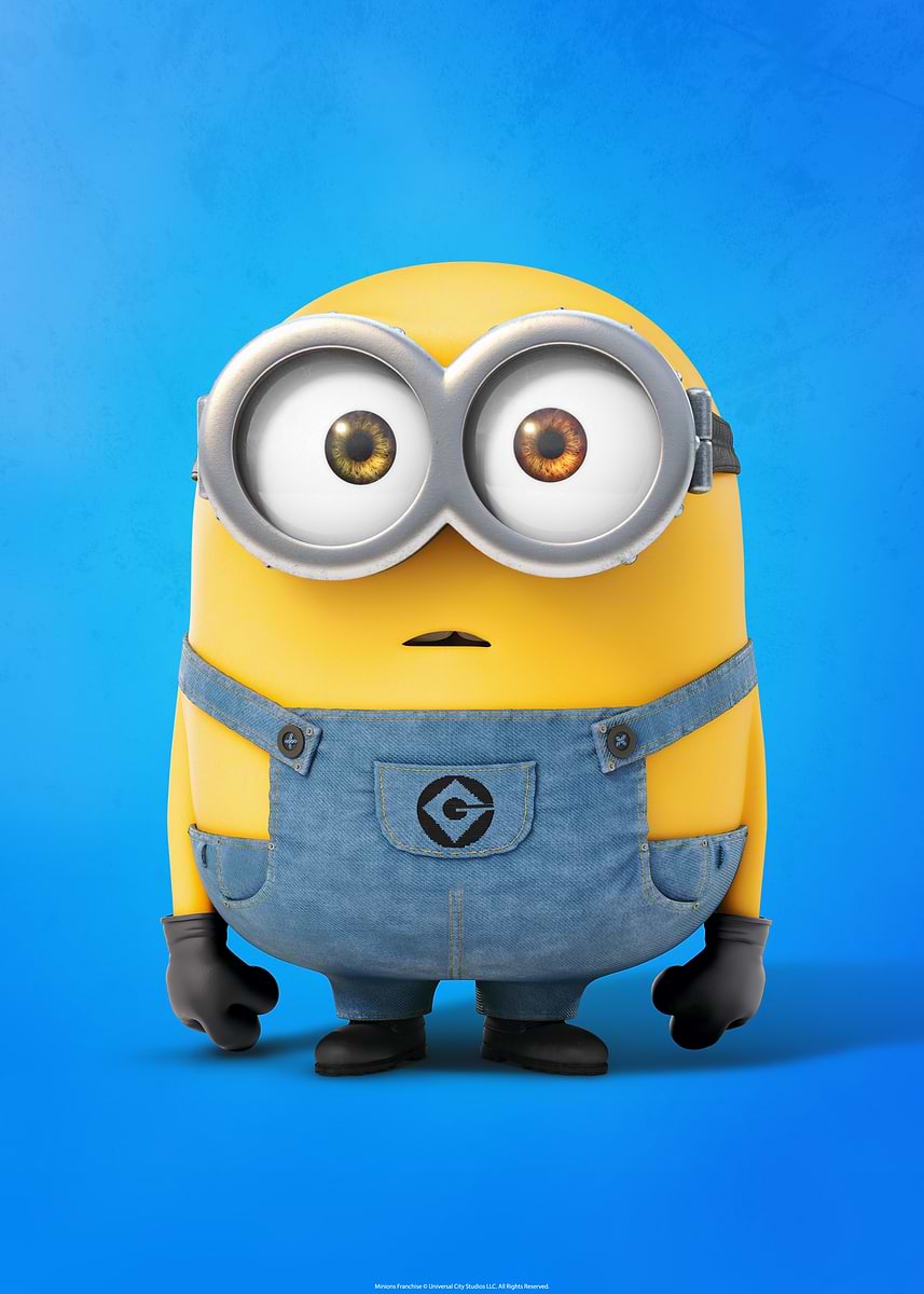 Confused Bob' Poster, picture, metal print, paint by Minions