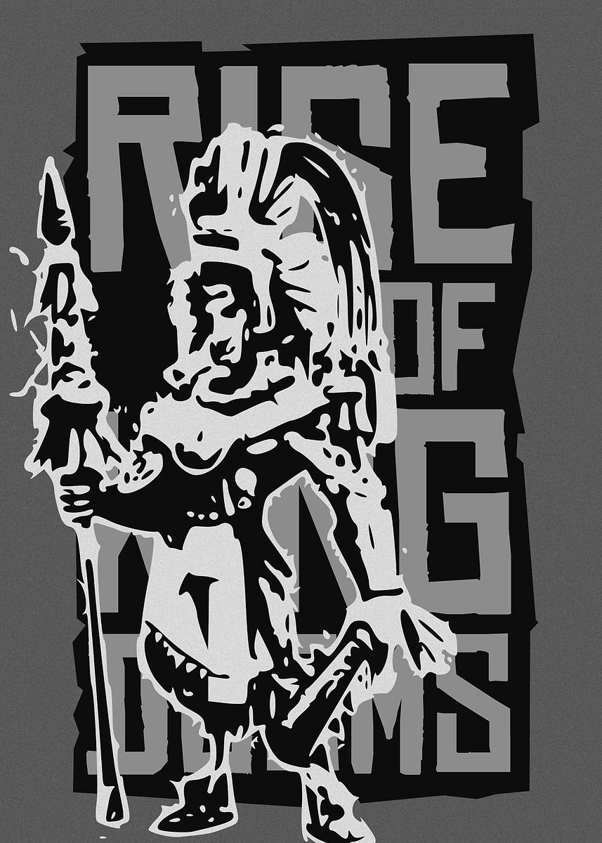 'ROK Kinich Janaab Pakal' Poster, picture, metal print, paint by ...