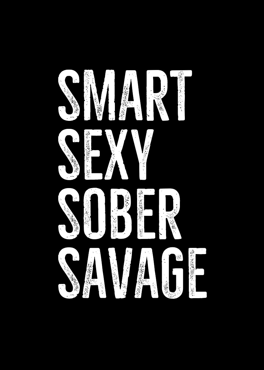 sober is sexy clothing Sober and Sexy Blue Tee – Kyle Johnson main image 0