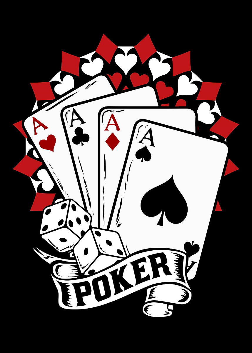 Poker' Poster, picture, metal print, paint by CrazySquirrel