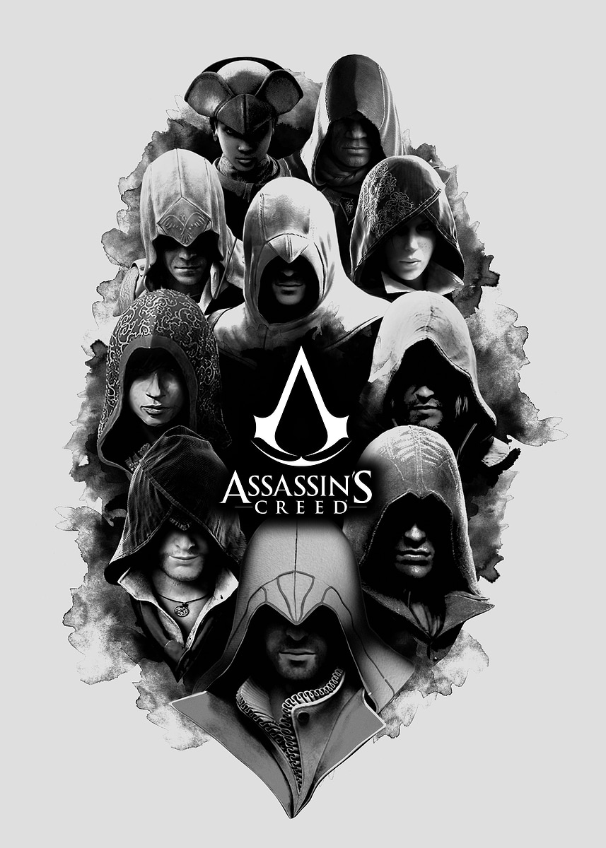 Displate　アサシン クリード ヴァル​​ハラ　メタルポスター 2fe627f113beb338c725adc6691387