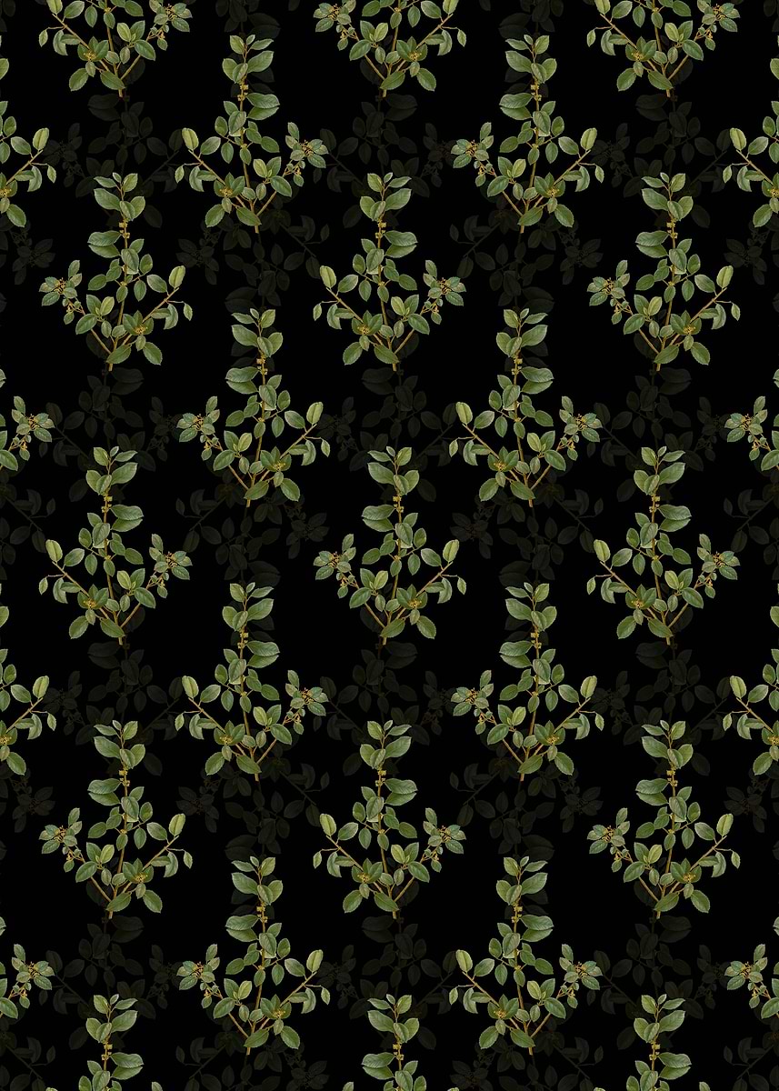 'Italian Buckthorn Pattern' Poster, picture, metal print, paint by Holy ...