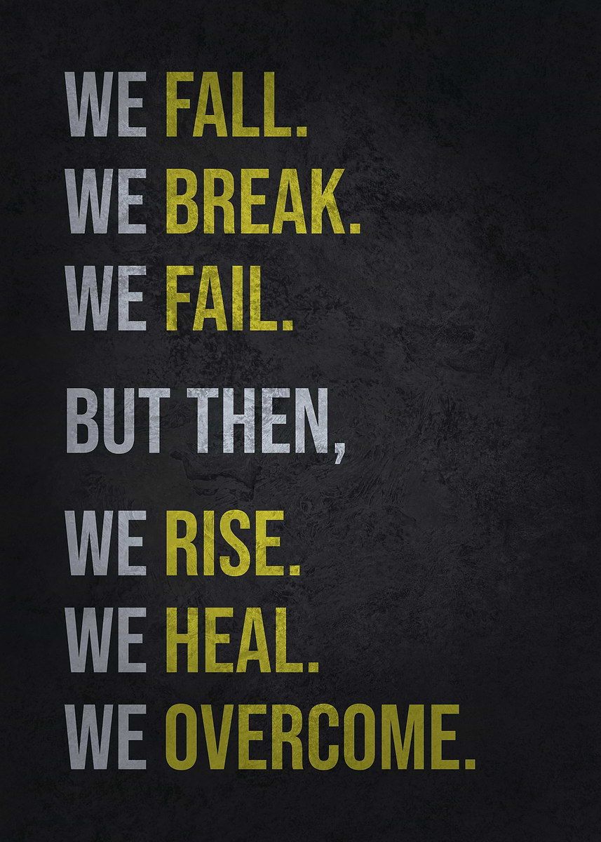 'Overcome' Poster, picture, metal print, paint by Susumu | Displate
