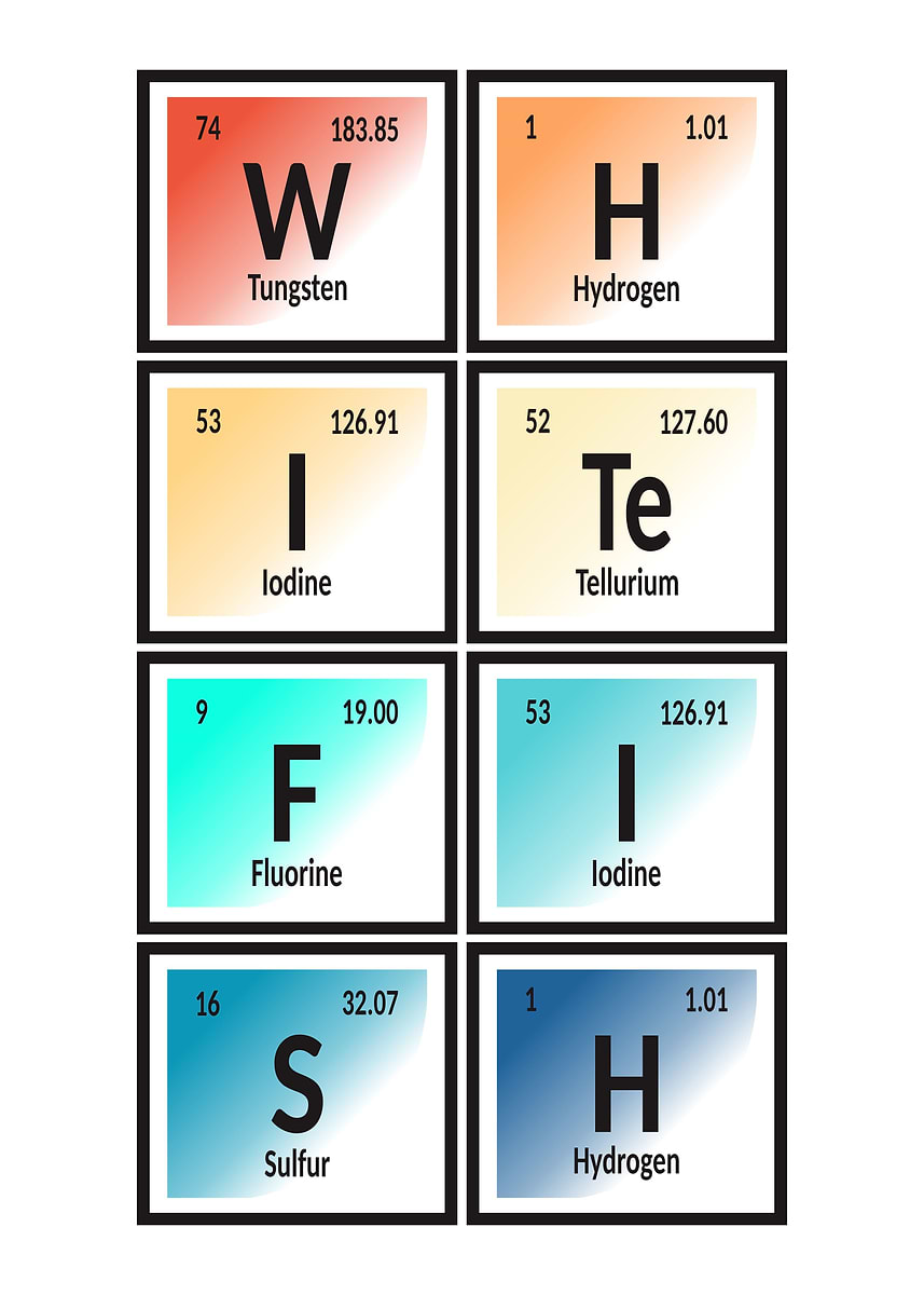 Element White Red 'Elements of Whitefish City' Poster, picture, metal print, paint by ...
