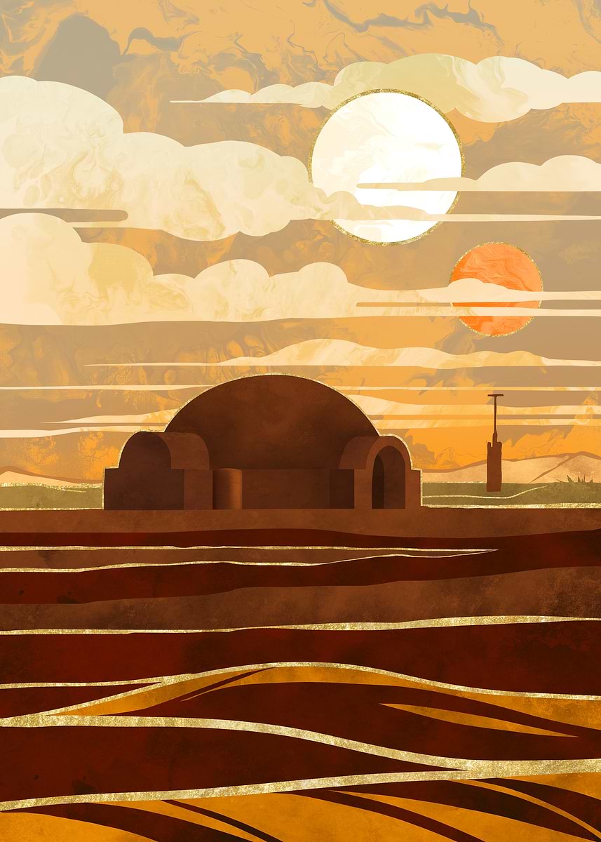 Fascinating metal poster featuring officially licensed Star Wars art.