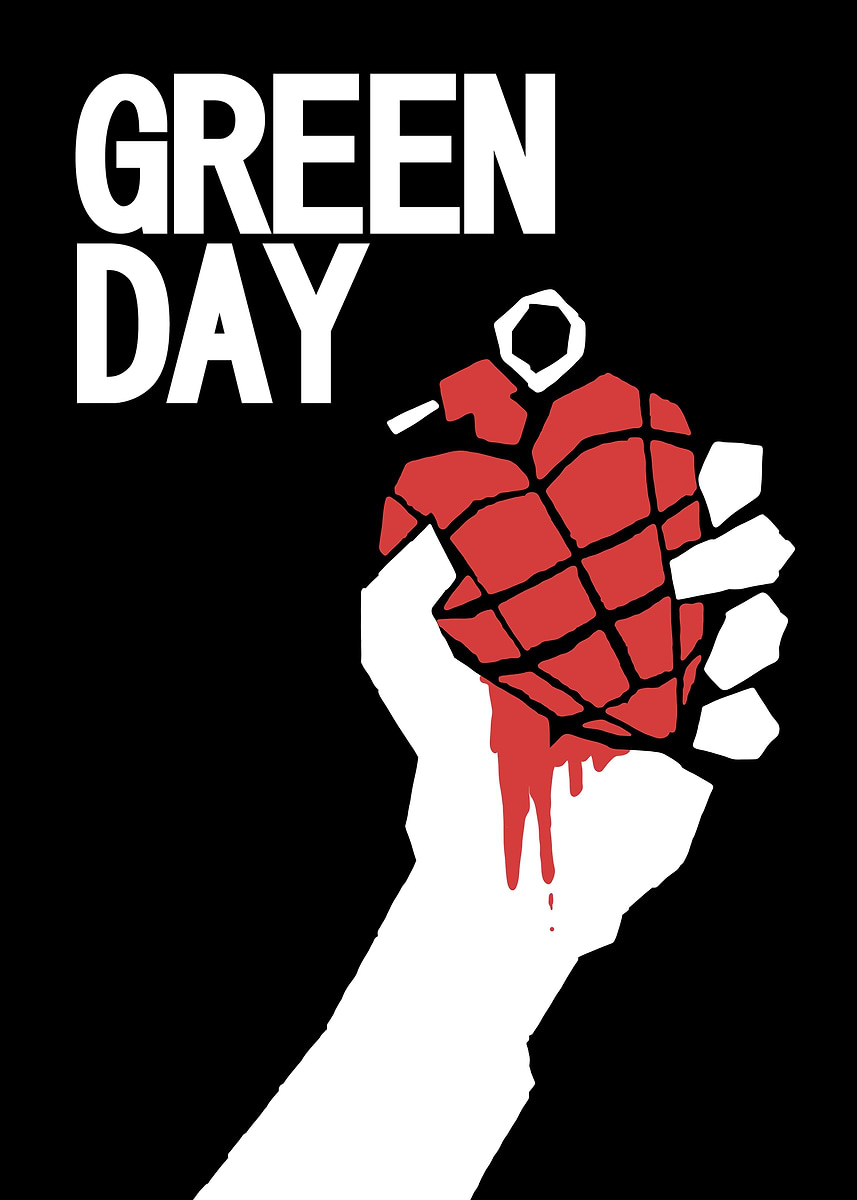 Green Day' Poster, picture, metal print, paint by Nathascha Kehl