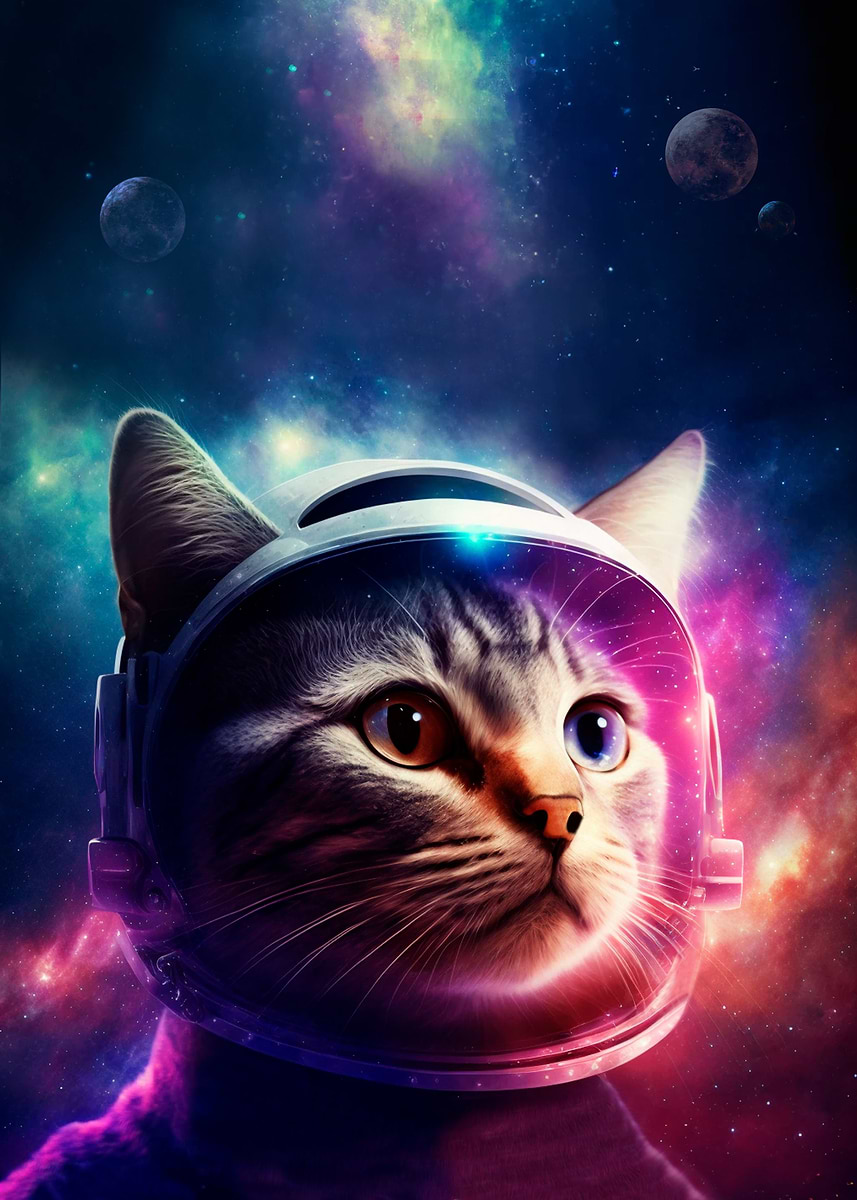 Displate ディスプレイット化け猫　メタルポースター 2538611ec2d29293dd539bf247871f