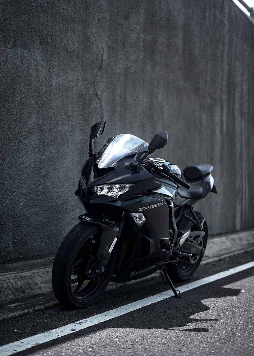 Kawasaki ZX25R' Poster, picture, metal print, paint by Sam