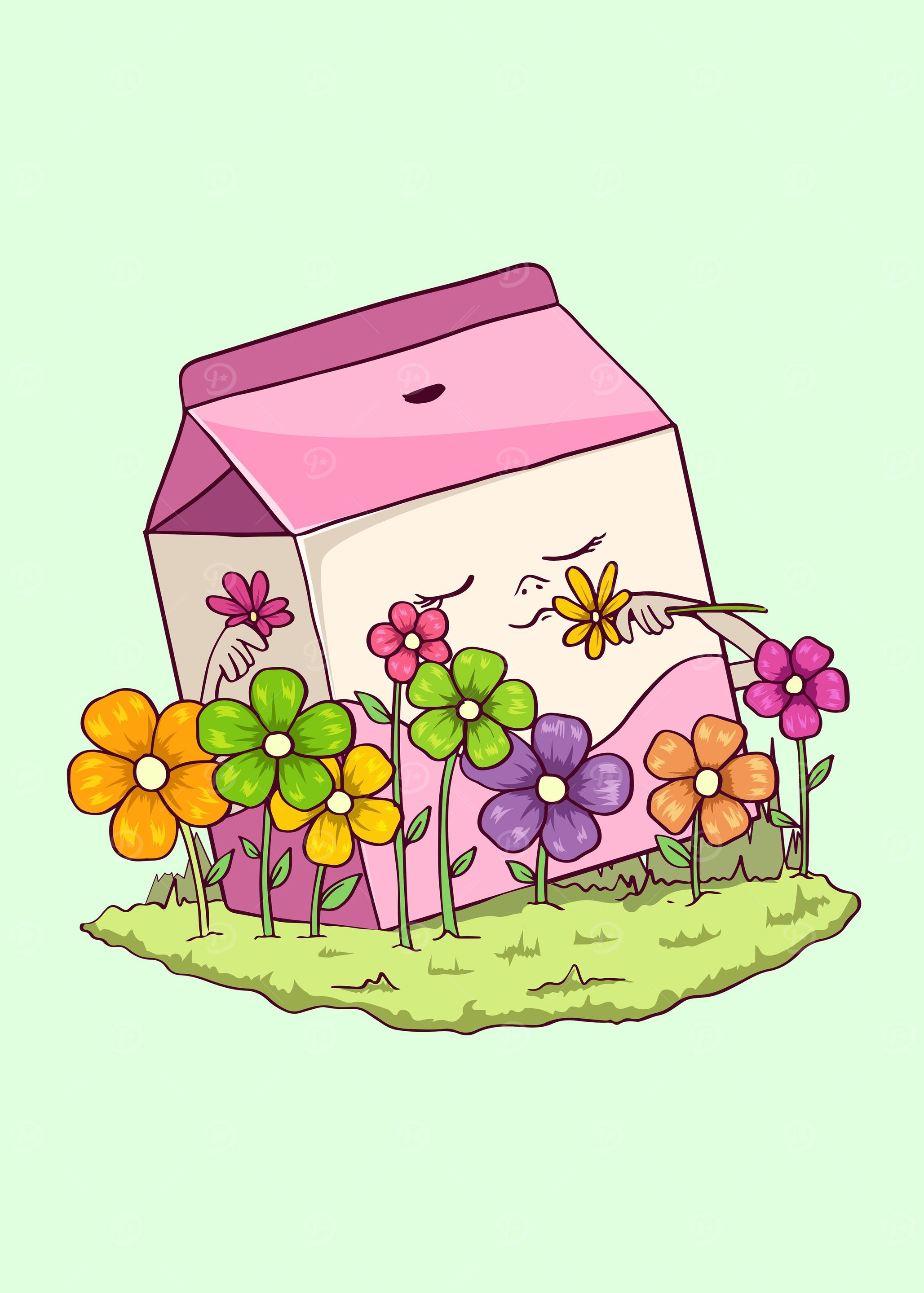 'Bloomcore Aesthetic Kawaii' Poster, picture, metal print, paint by ...