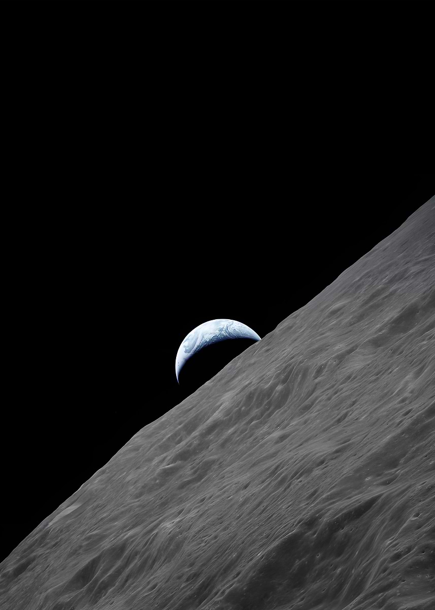 'Earth Rise' Poster, picture, metal print, paint by Galaxy Images ...