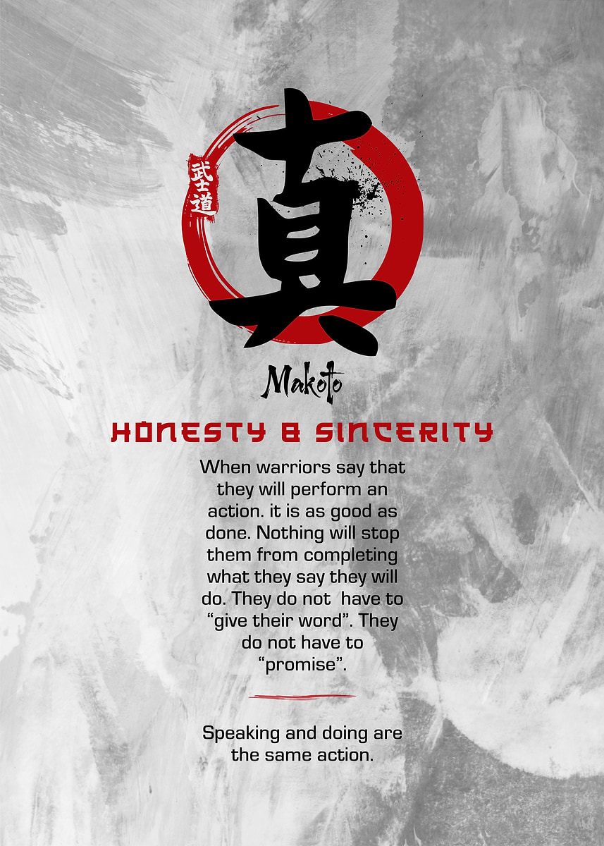 Bushido ' Poster, picture, metal print, paint by Greatest of