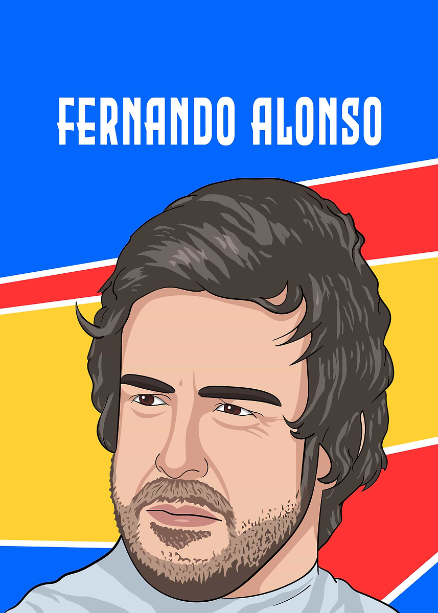 'Alonso Illustration' Poster, picture, metal print, paint by Mandra ...
