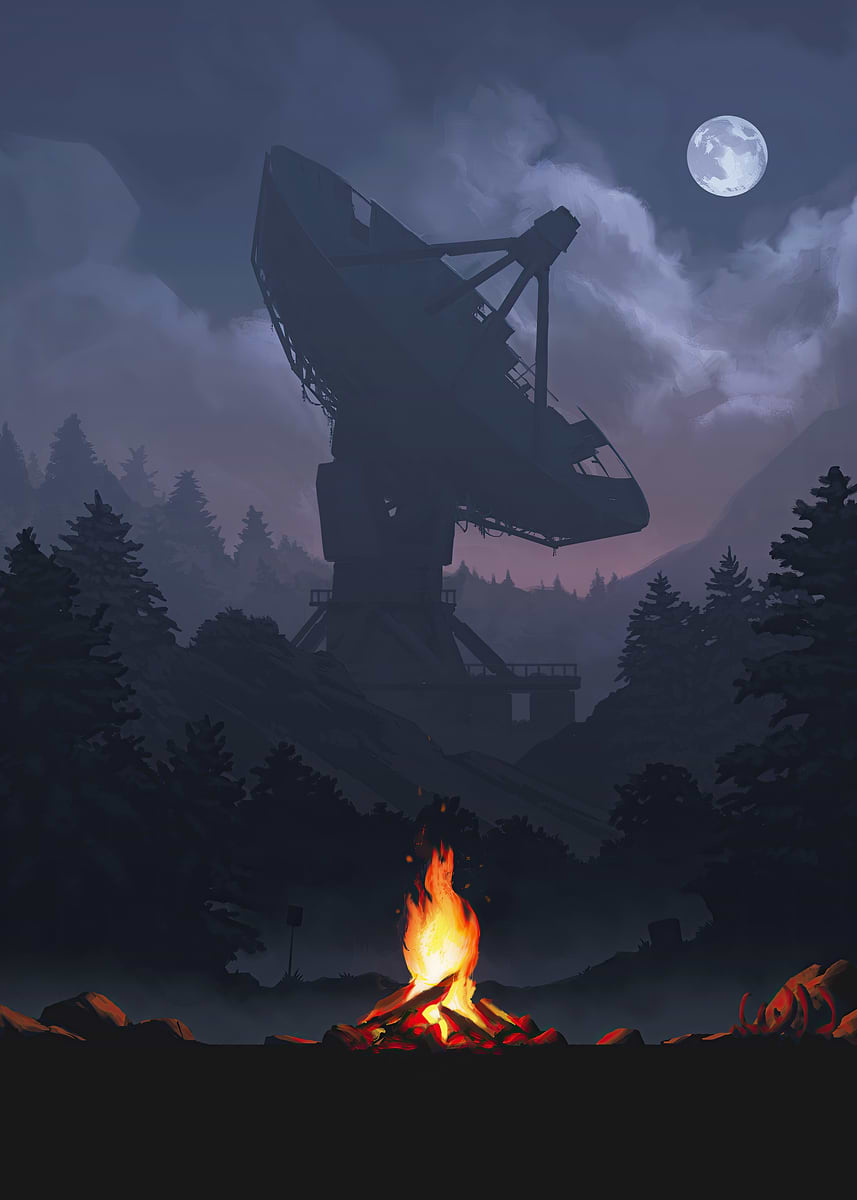 Fire Rust Backround 'The Fire' Poster, picture, metal print, paint by RustGame | Displate
