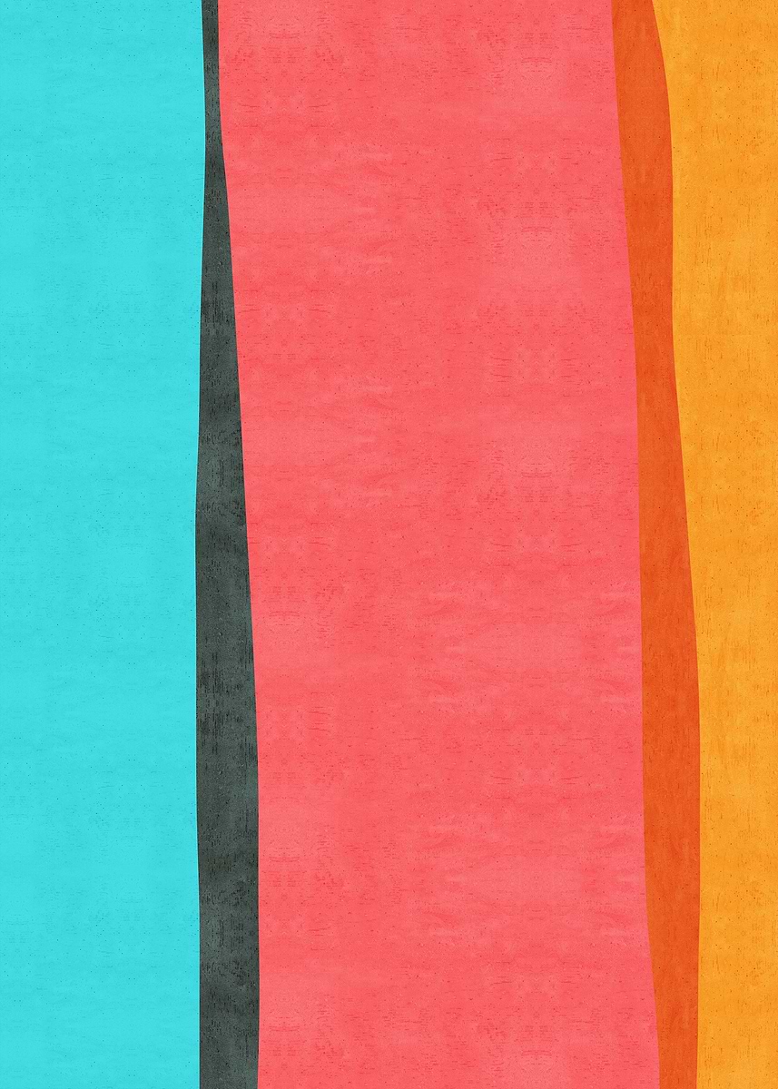 'Colored strokes C' Poster, picture, metal print, paint by Vitor Costa ...