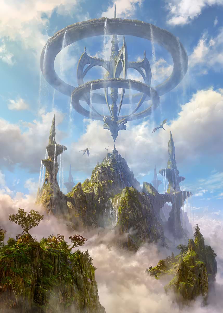 Fantasy World Poster, Picture & Metal Print – Fantasy Landscapes