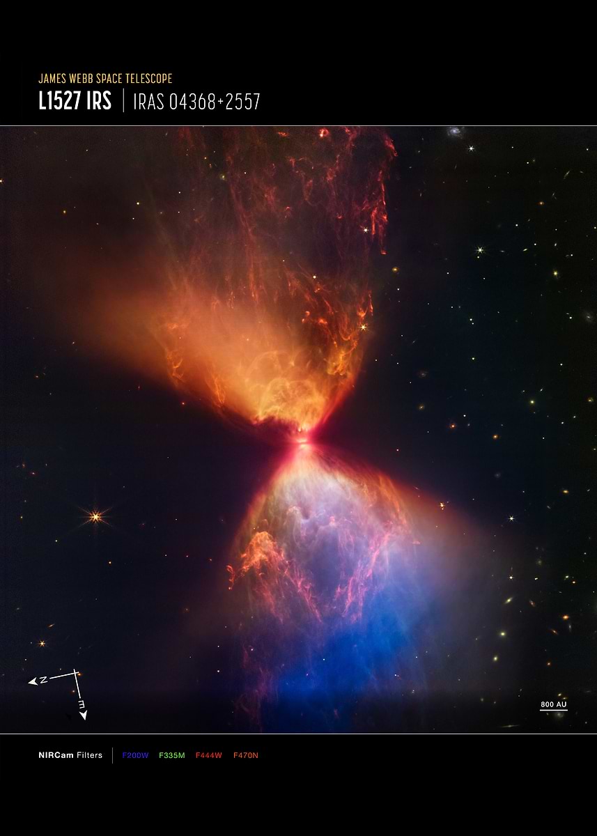 'Protostar Frame' Poster, size Medium