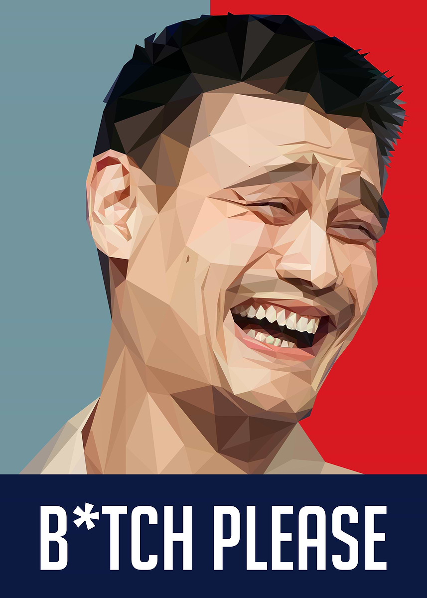 'bitch please meme' Poster, picture, metal print, paint by Lowpoly ...