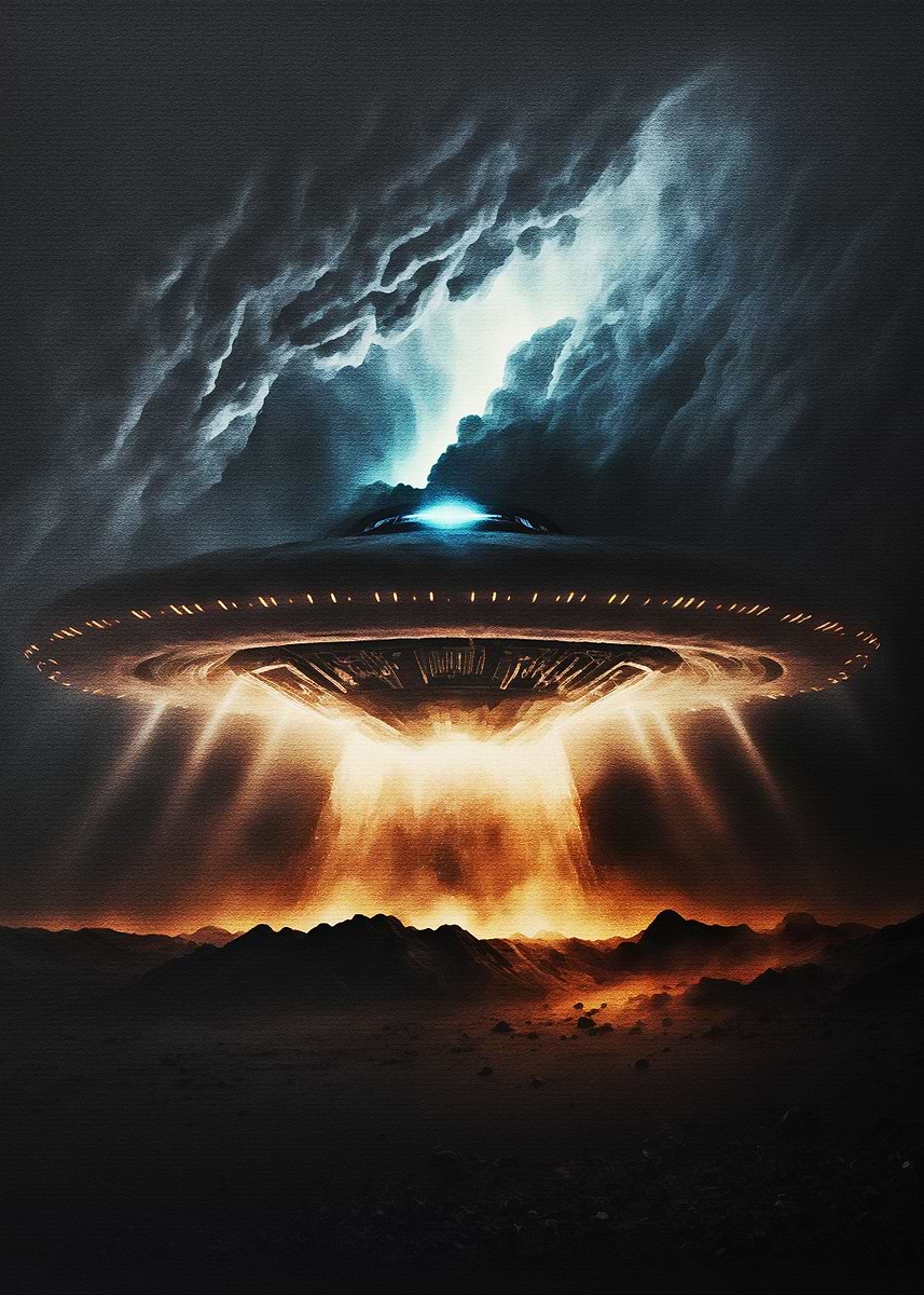 'Alien space' Poster, picture, metal print, paint by Coffee Design ...