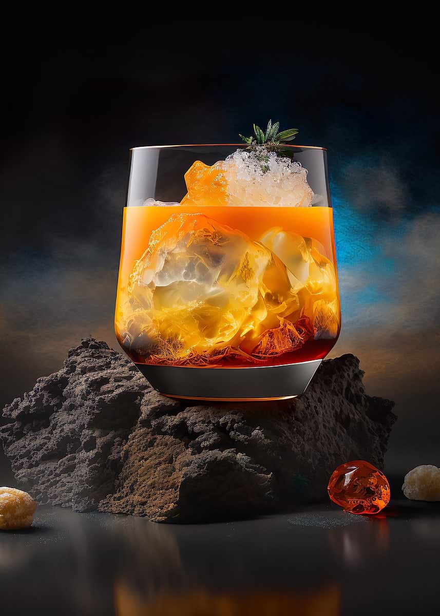 'On The Rocks' Poster, picture, metal print, paint by TESSERACT 07 ...