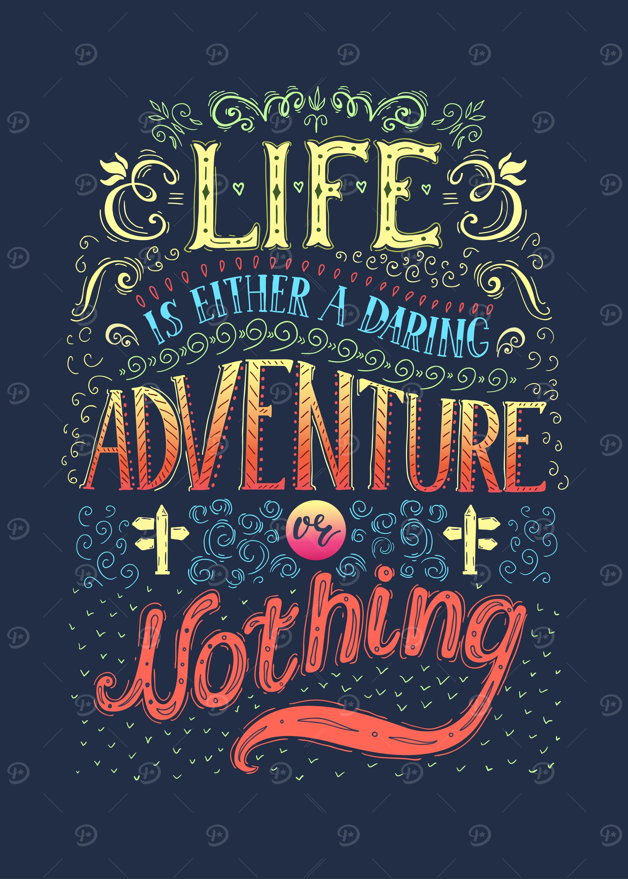 'A daring adventure' Poster, picture, metal print, paint by Juliana RW ...