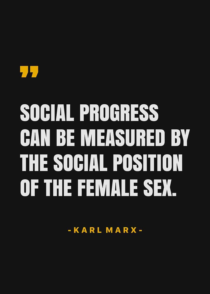 Quotes Positionality 'Karl Marx Quotes ' Poster, picture, metal print, paint by LANZZ | Displate