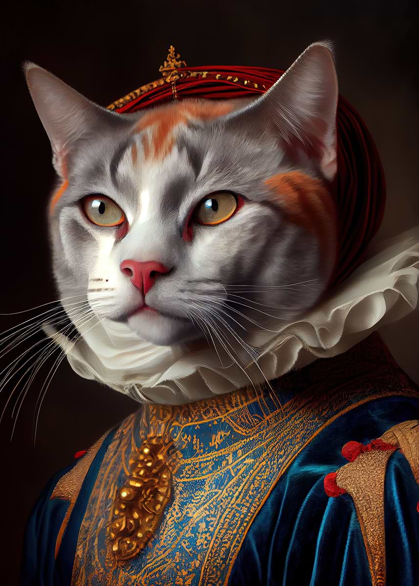 'Colorpoint Shorthair Cat ' Poster, picture, metal print, paint by Swan ...