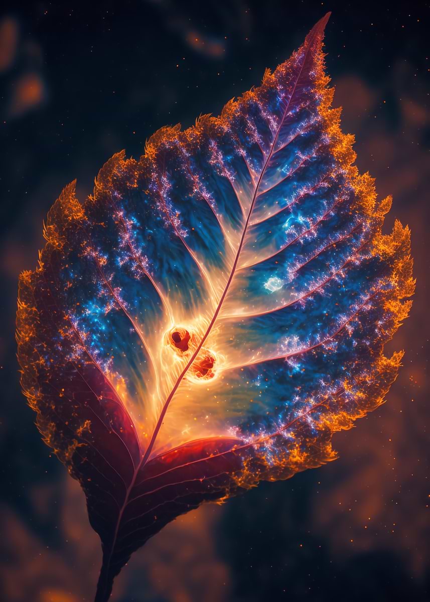 Helheims Ethereal Cosmos — from the Galactic Garden collection, a Pixaverse metal print