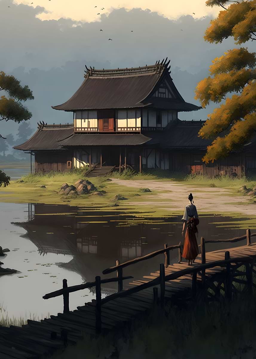'Country Solitude' Poster, picture, metal print, paint by Hatless Luffy ...