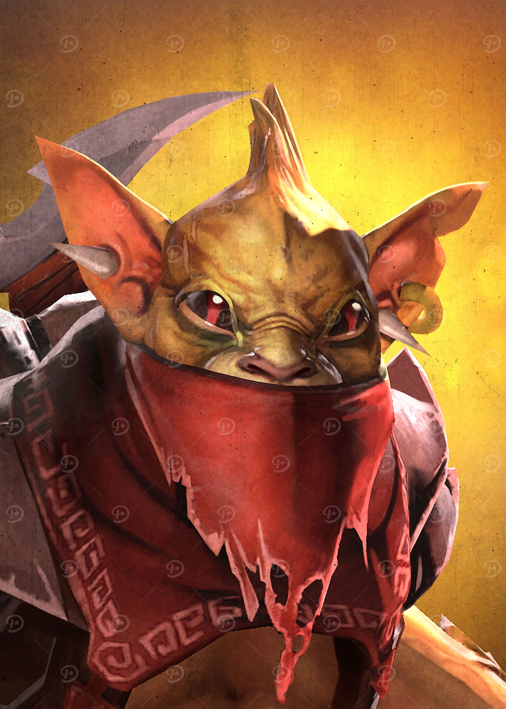 Bountyhunter' Poster, picture, metal print, paint by Dota2 | Displate