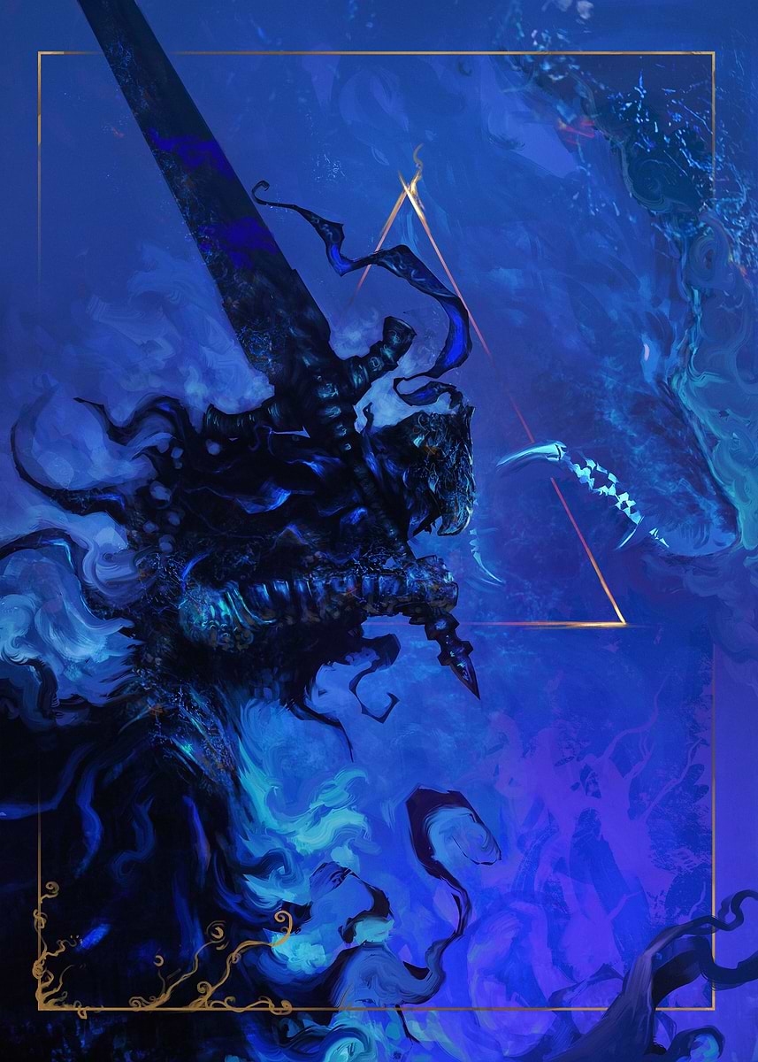 Lone wolf 2' Poster, picture, metal print, paint by Anato