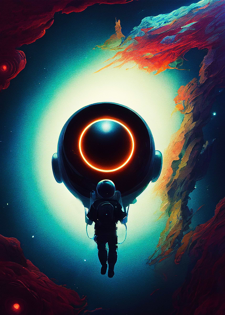 'Fantasy Alien' Poster, picture, metal print, paint by Muh Asdar | Displate