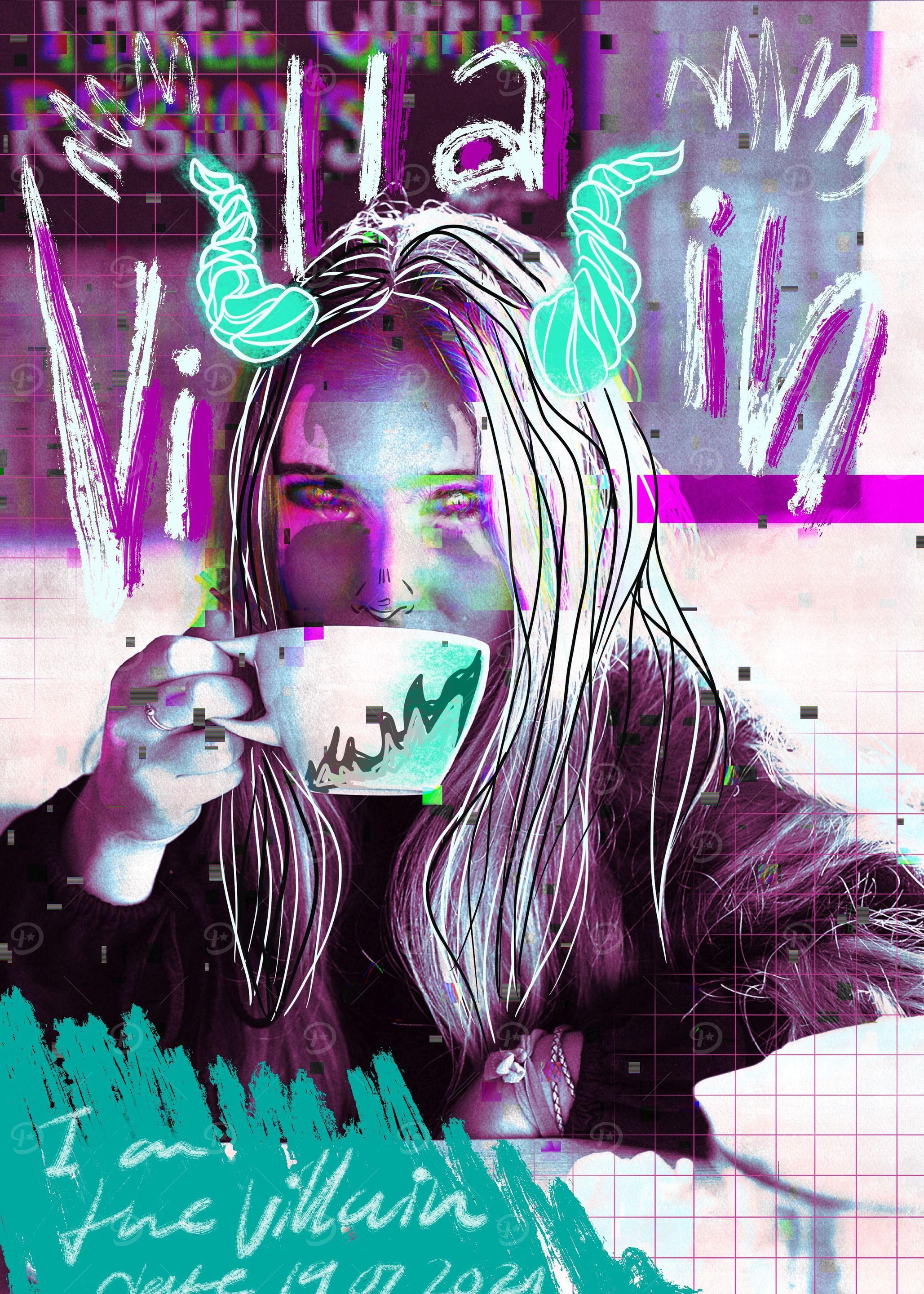 villain Collage Poster Picture Metal Print Paint By Teddy villain-collage-poster-picture-metal-print-paint-by-teddy