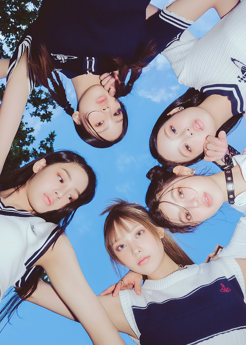NewJeans K Pop' Poster, picture, metal print, paint by Bradley