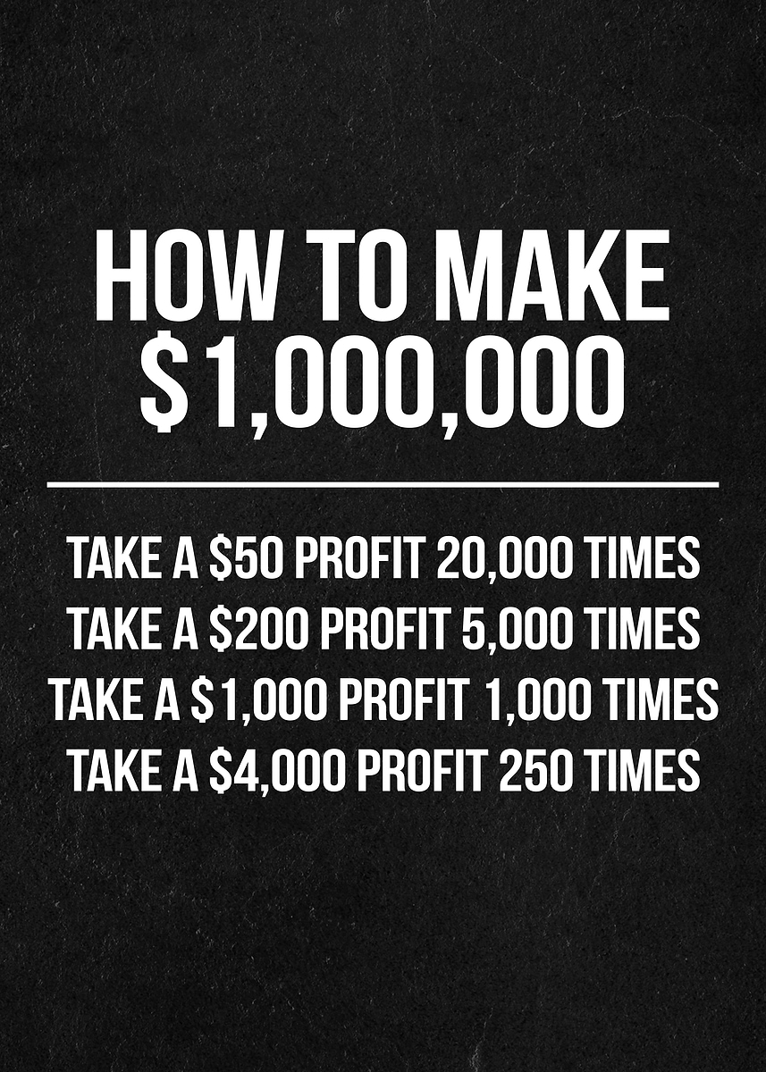'How to make 1000000' Poster, picture, metal print, paint by Muerller ...