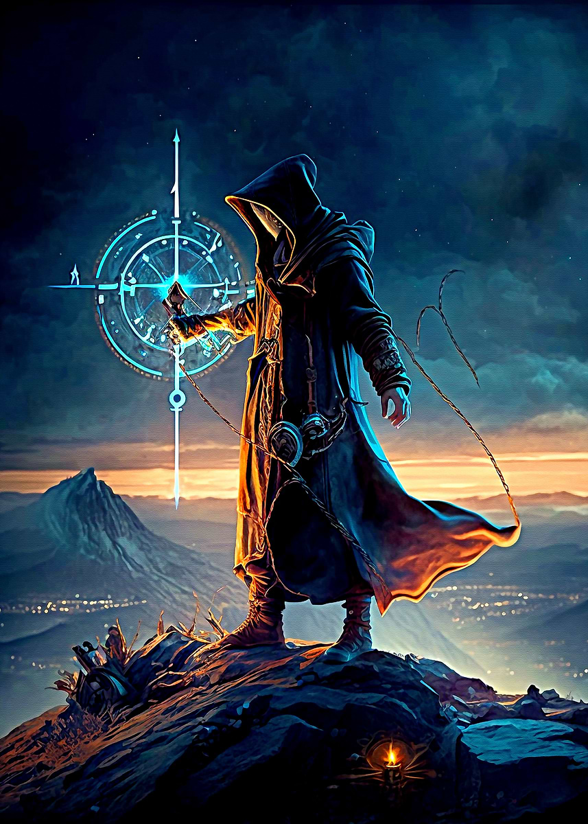 'Fantasy Wizard' Poster, picture, metal print, paint by khac vinh ...