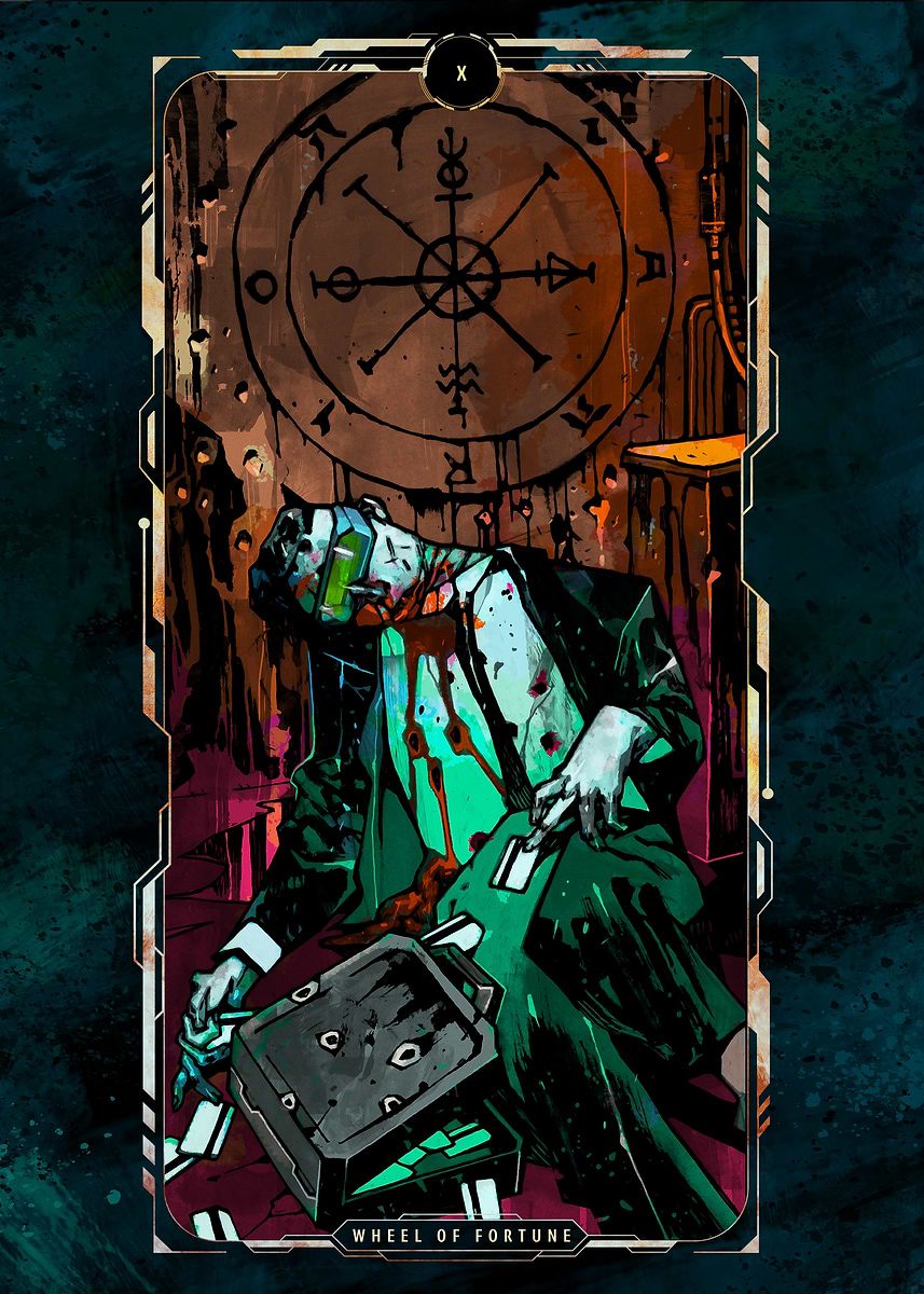額縁 Displate Gambling Limited Edition Poster Displate Limited Edition - The Dark Side - Sold Out! X-1500