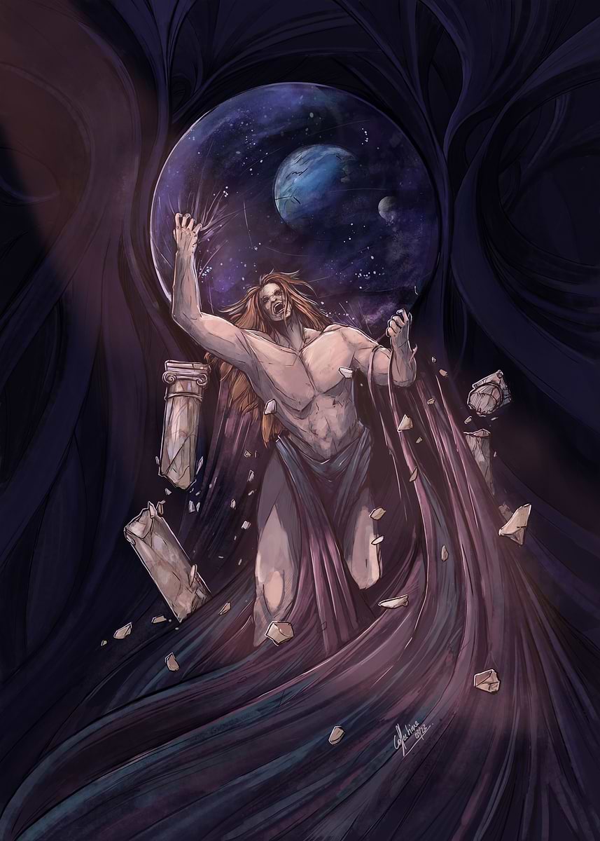 'Atlas Mythology character' Poster, picture, metal print, paint by ...