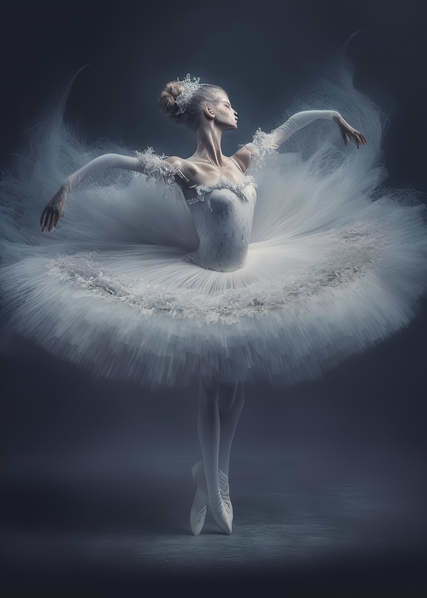 Ballerina ' Poster, picture, metal print, paint by Silhouette