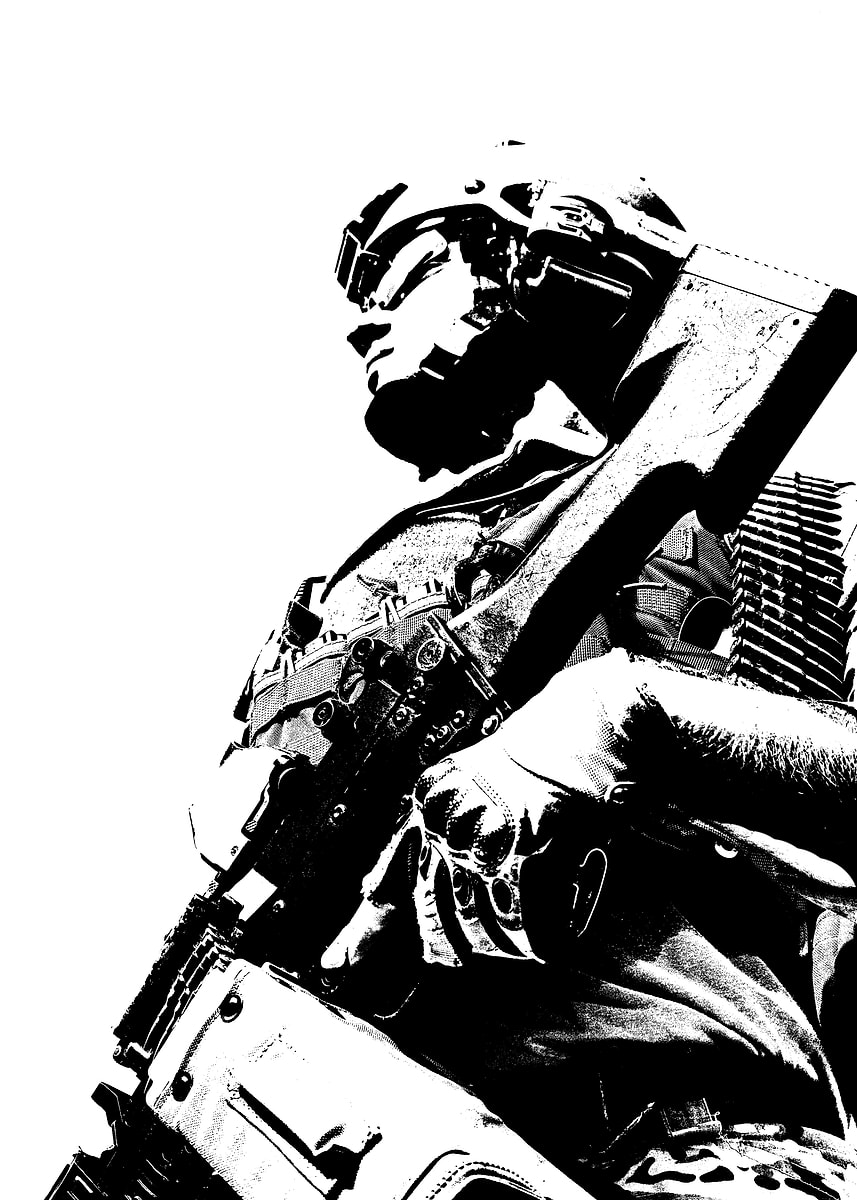 Low Ranger Pic 'Low angle Ranger' Poster, picture, metal print, paint by ...