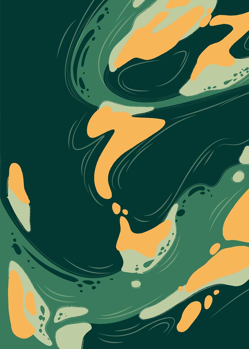 Jade Poster 'Abstract Green Jade' Poster, picture, metal print, paint by wp project ...