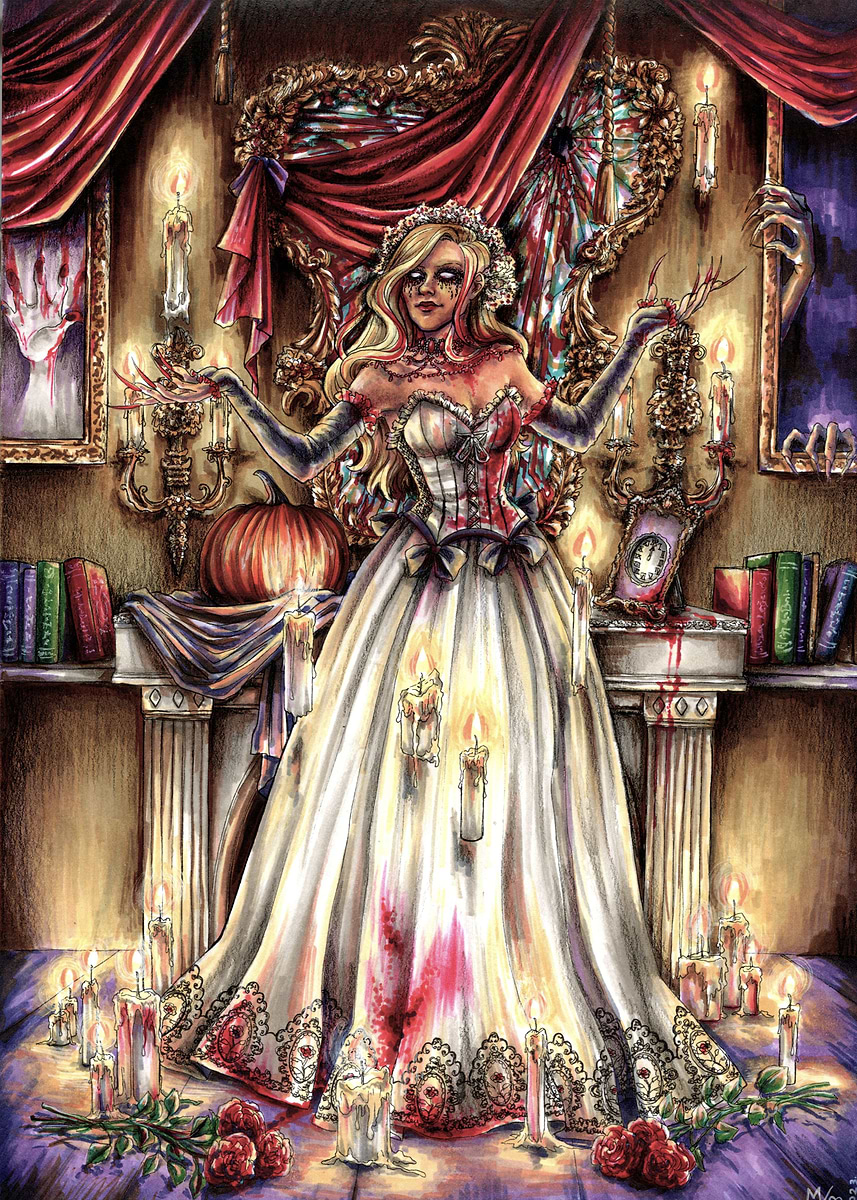 Bloody Mary' Poster, picture, metal print, paint by Virág Mazár