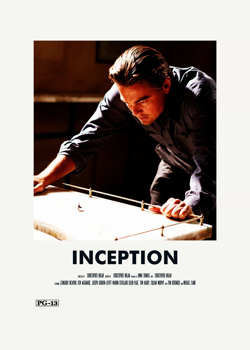 inception' Poster, picture, metal print, paint by The Artnesia