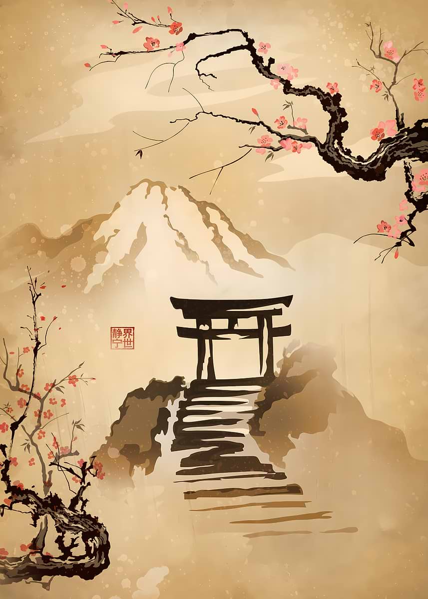 ポスター絵画ART イラスト　 GATE by mangadelic 5da26cef7d0a5c8f929fc8d34587fe