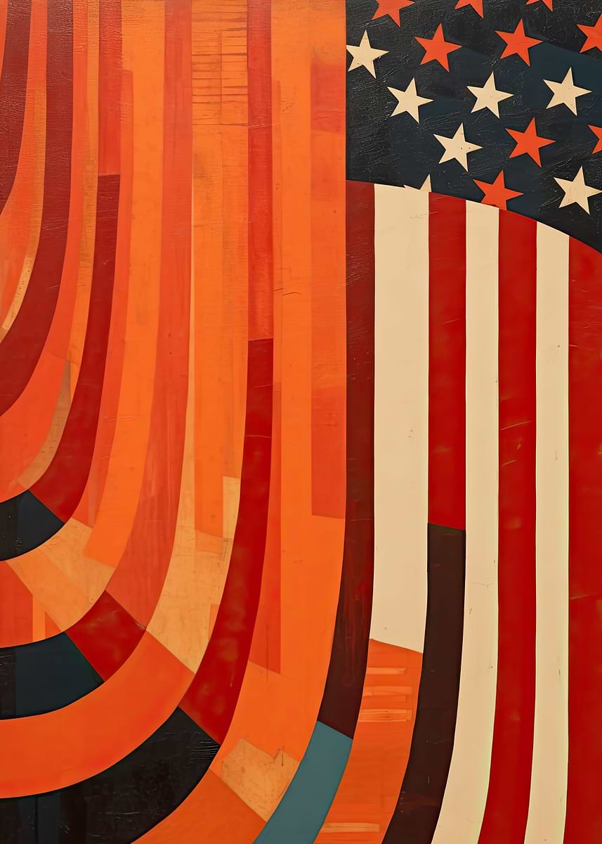 abstract-american-flag-poster-picture-metal-print-paint-by-an-art