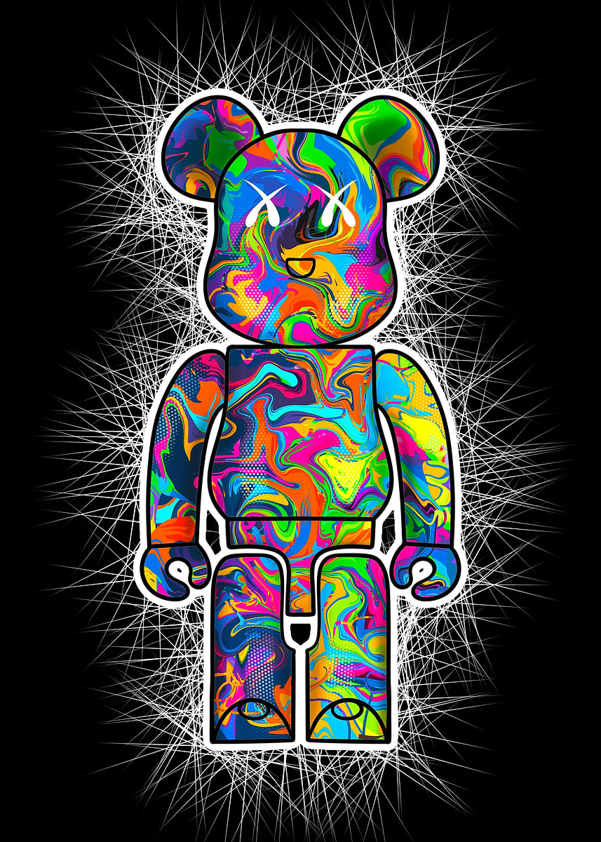 Kaws ポスター kaws pop art' Poster, picture, metal print, paint by Boon