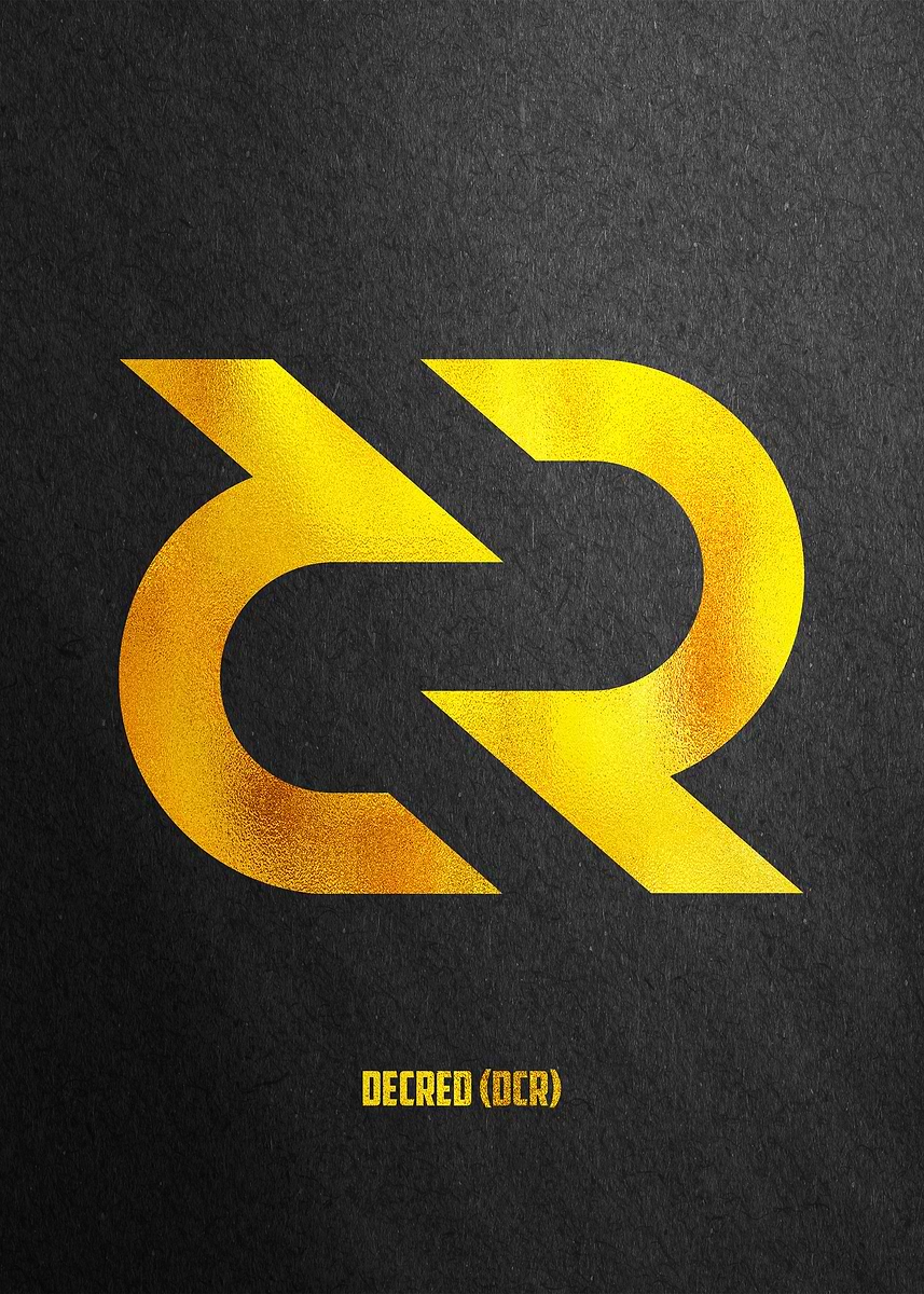 Decred Gold 'Decred Coin' Poster, picture, metal print, paint by Trending Music ...