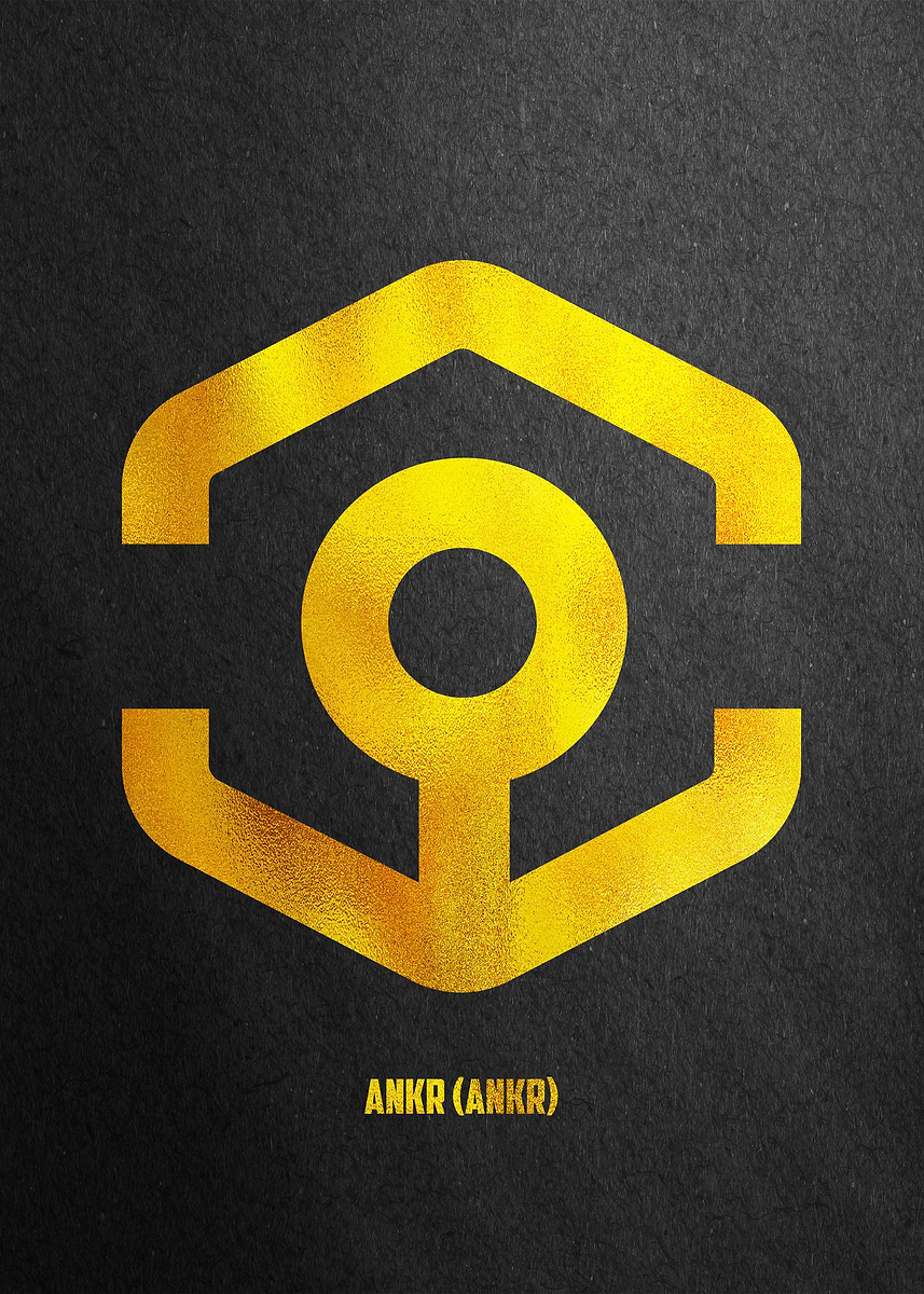'ANKR Coin' Poster, picture, metal print, paint by Trending Music Retro ...