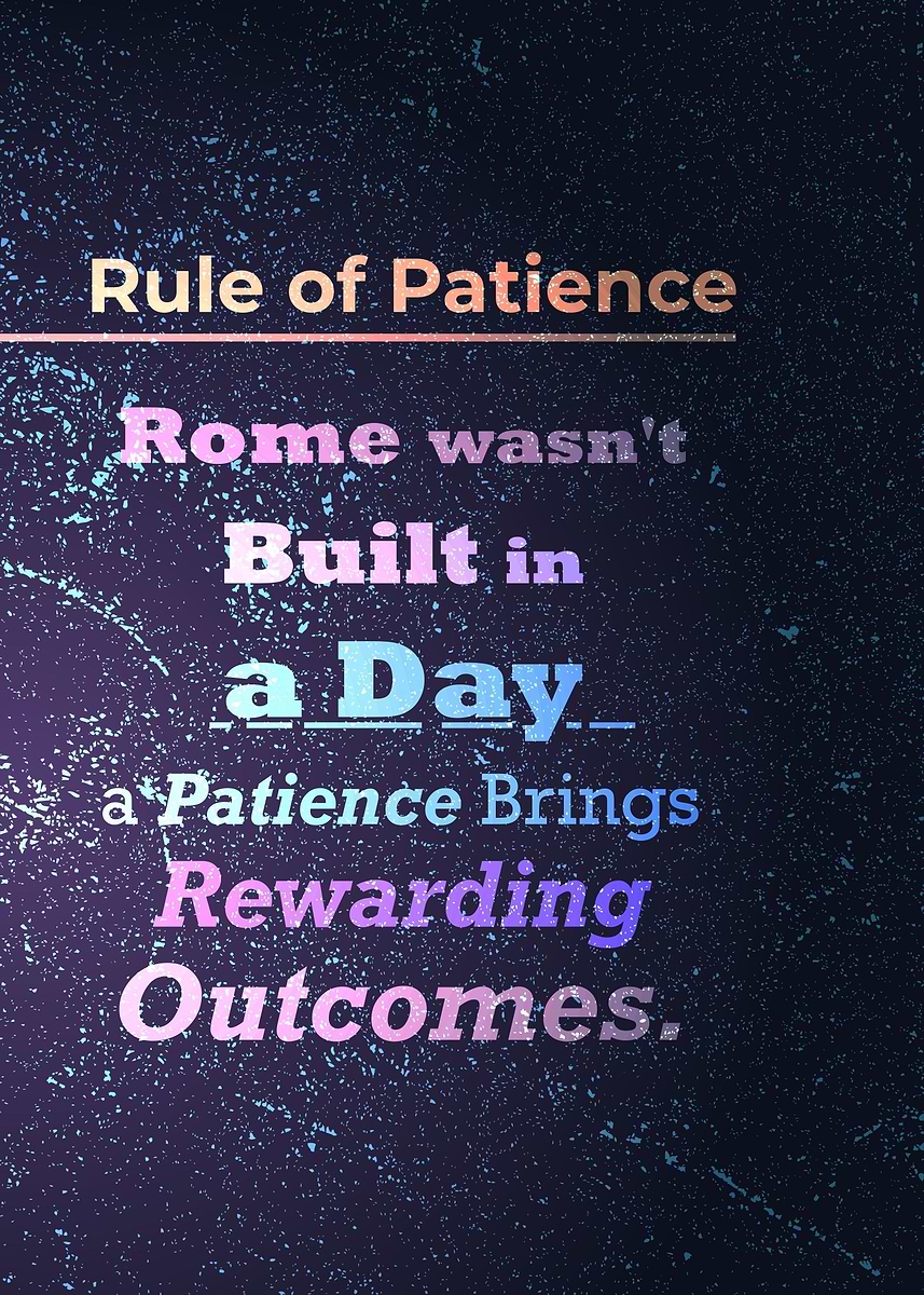 Patience Runes 'Rule of Patience' Poster, picture, metal print, paint by Ilhamqrov ...